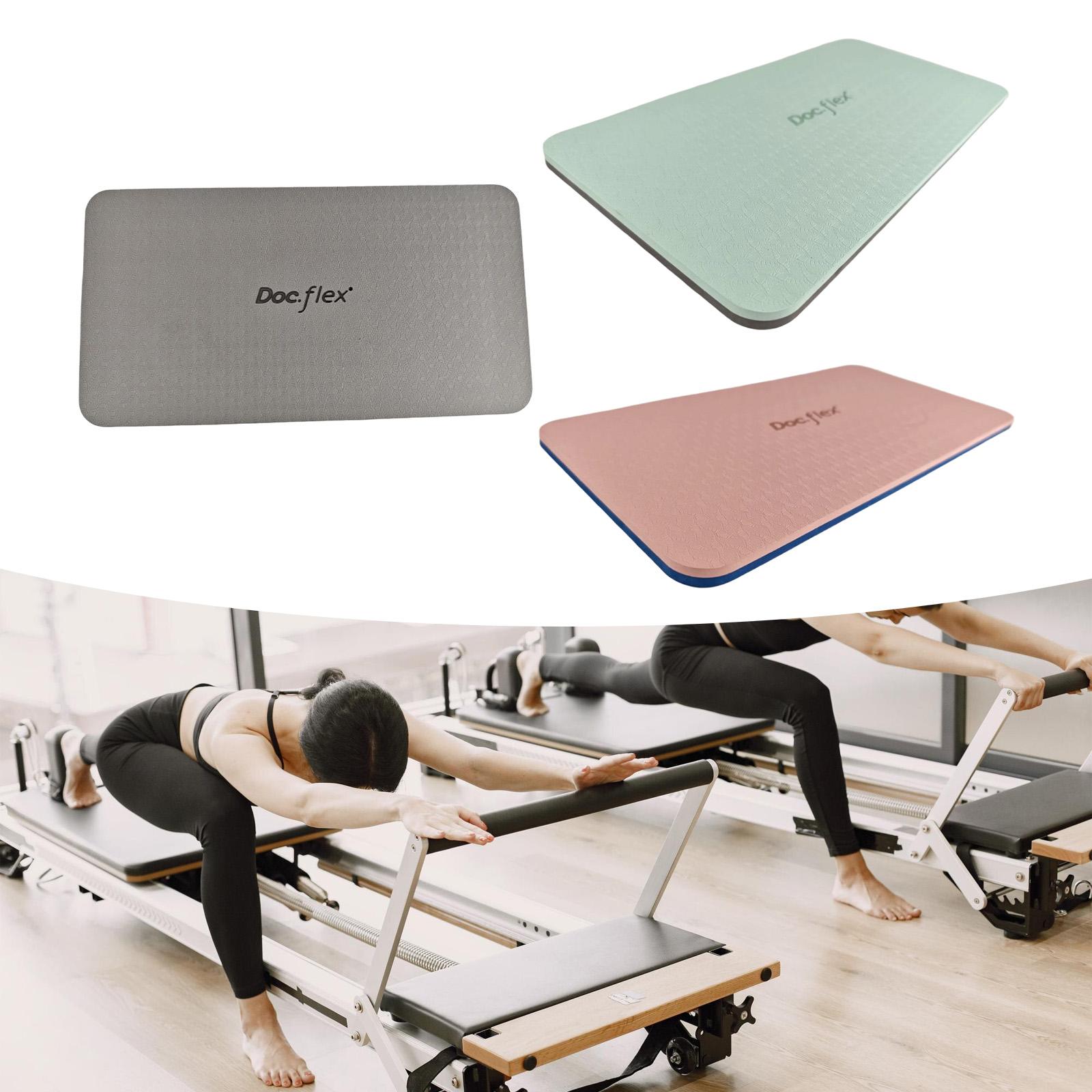 Pilates Yoga Knee Pads - 2 個のピラティスマット ピラティスひざまずくマット 快適なポータブル滑り止めヨガ膝パッド 旅行スタジオトレーニング屋内トレーニング用