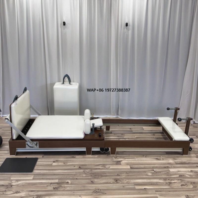 Yoga Pilates Yoga - 高品質ホームクラシックデザイン腰痛緩和ヨガ＆ピラティス折りたたみ式ピラティスリフォーマー折りたたみ式リフォーマーピラティス機器