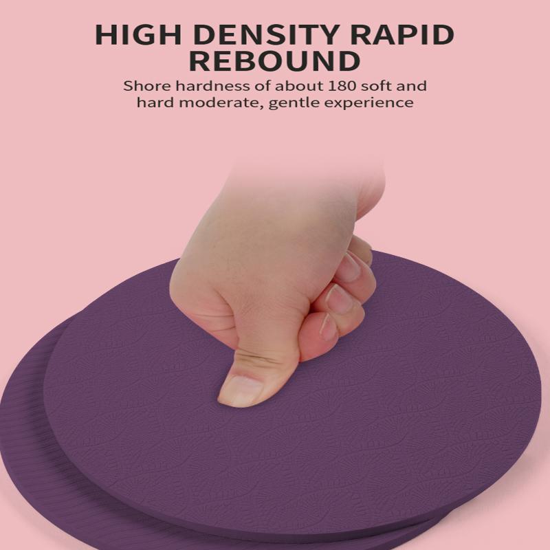 Pilates Yoga Knee Pads - ヨガ＆ピラティス用厚手膝パッド2個セット、膝、肘、手首、手、頭部用の追加クッション付き