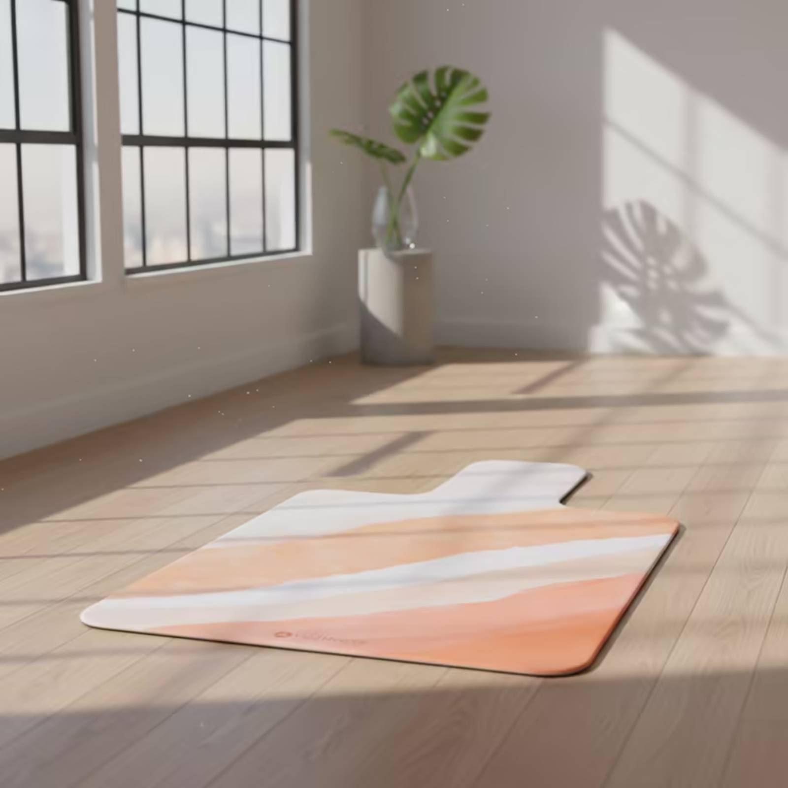 Pilates & Yoga Tina Fehrenbach - エクササイズマット スエードピラティスマット 滑り止め加工 スタジオ、自宅トレーニング用