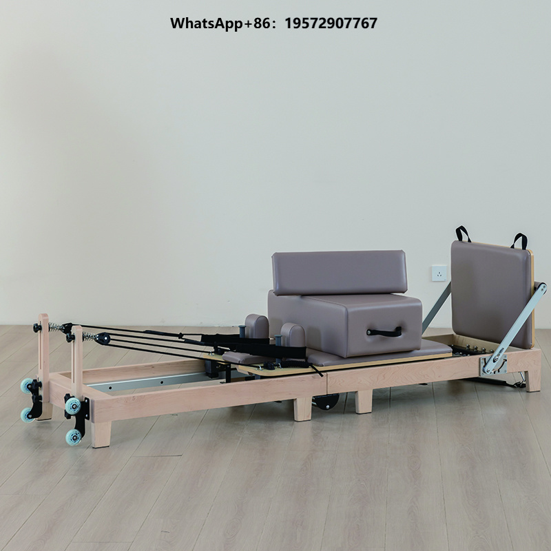 Pilates Yoga Home - プライベートホーム用折りたたみ式クラシックヨガピラティスリフォーマーマシンベッド（ロゴ付き）販売中