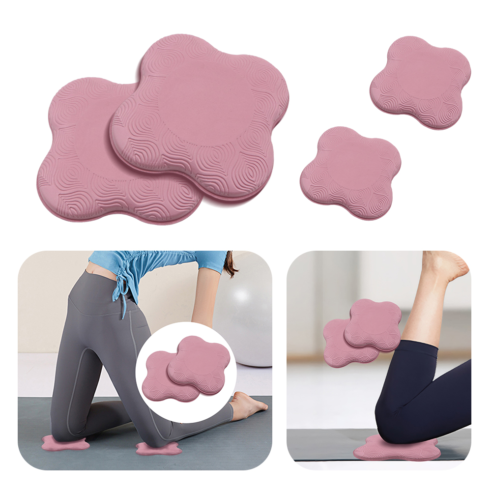 Pilates Yoga Knee Pads - 2個入り ヨガ膝パッド ピラティス膝パッド 厚手ヨガ膝クッション ヨガ膝保護パッド 滑り止め
