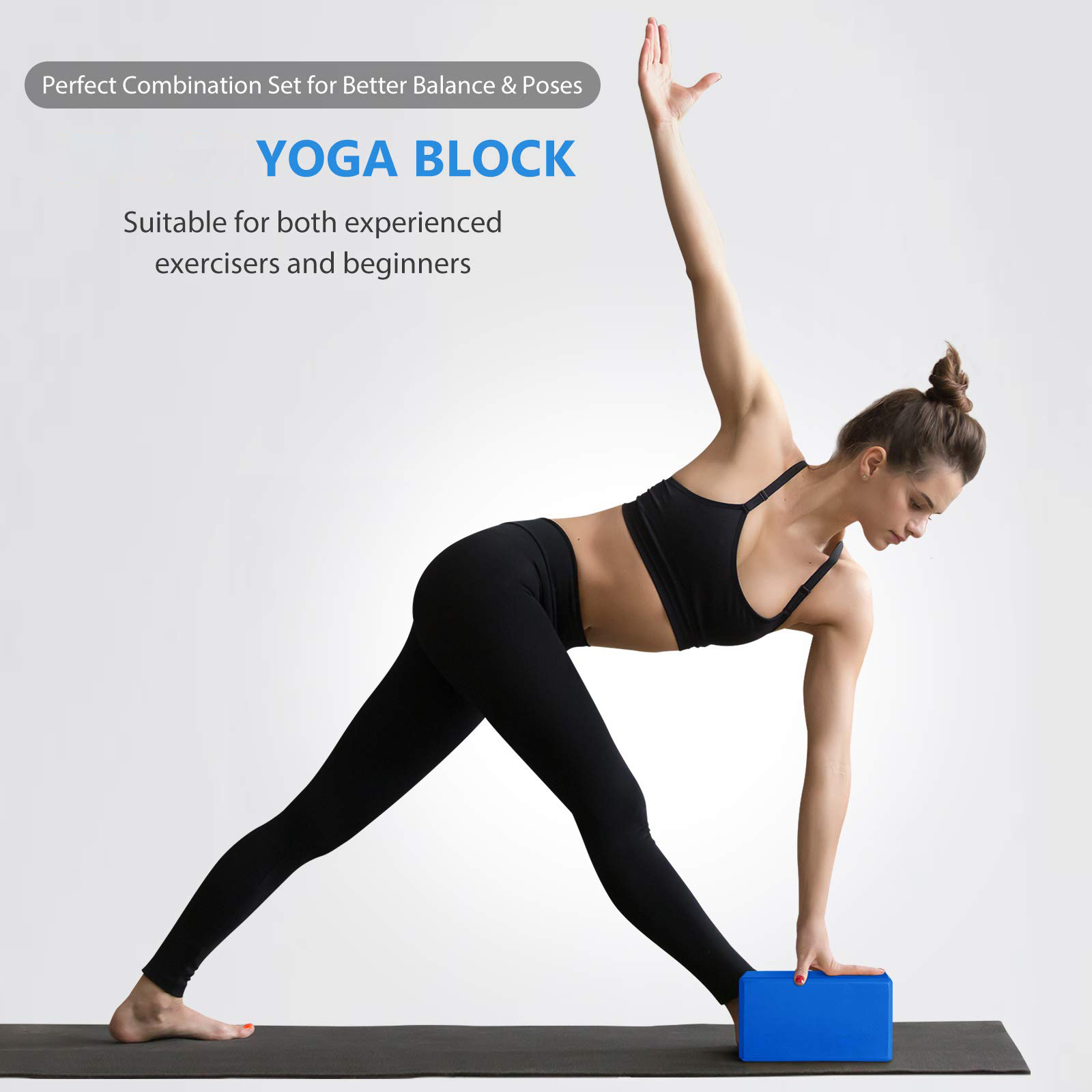 【スーパーニュー】ヨガブロックとヨガストラップセット EVA - Pilates Yoga Tone のレビューと価格