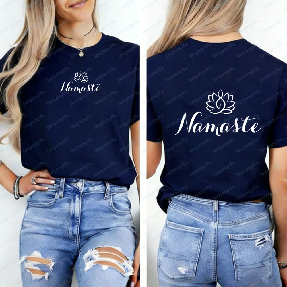 ナマステ Tシャツ トレンドヨガピラティスデザイン特別ギフト - Yoga Pilates Girl のレビューと価格