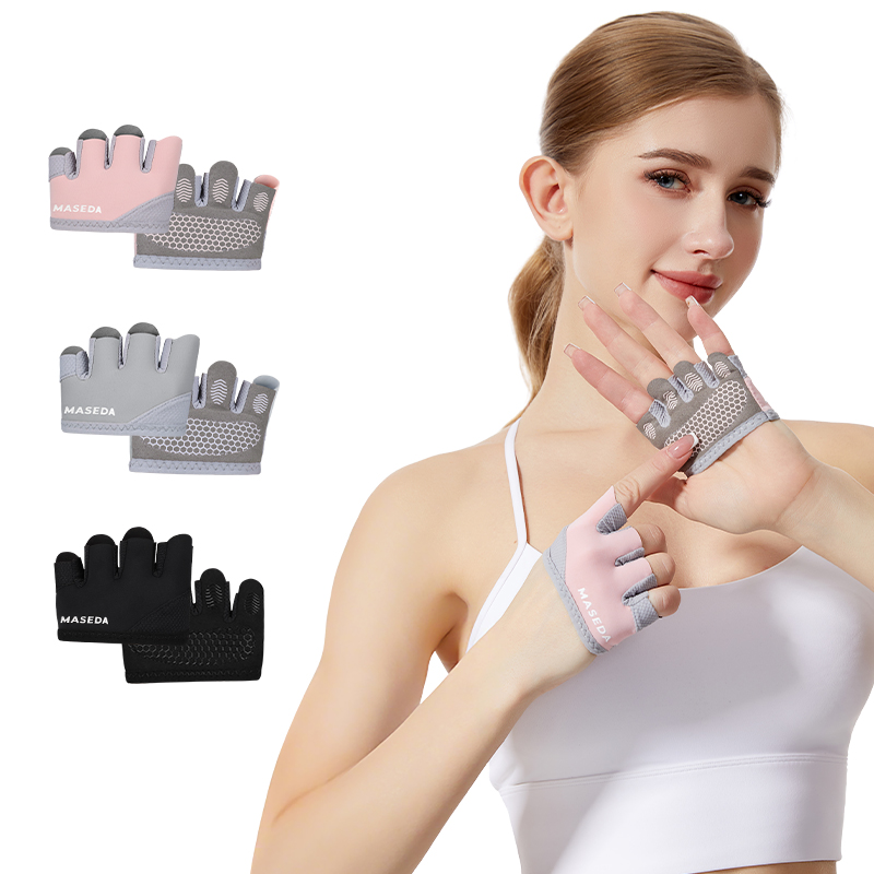 フィットネス用フィンガーレスグローブ：ピラティスやエアリアル - Yoga Pilates Yoga のレビューと価格