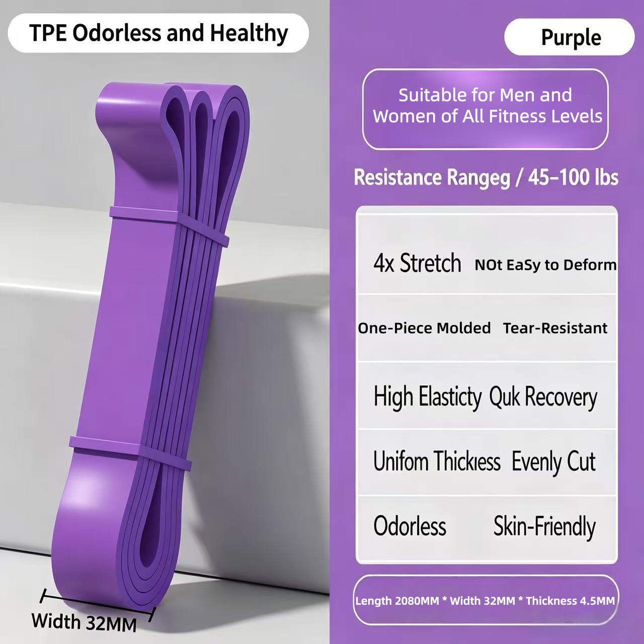TPEレジスタンスバンド 6段階強度別 エクササイズバンド  - Difference Pilates And Yoga のレビューと価格