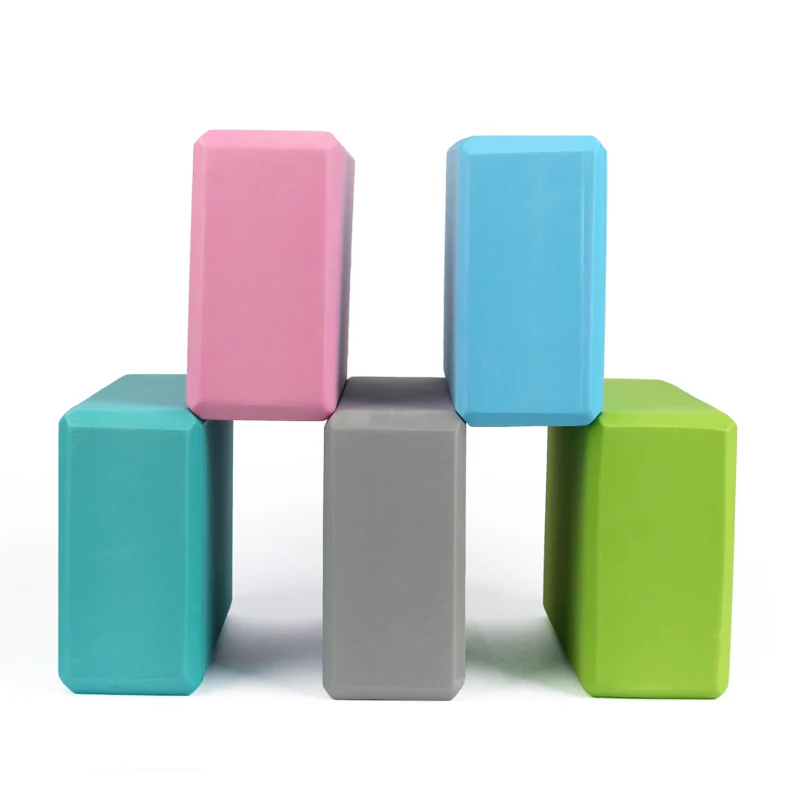 EVAフォームヨガブロック小道具レンガジムピラティスヨガコラ - Pilates Yoga Block のレビューと価格