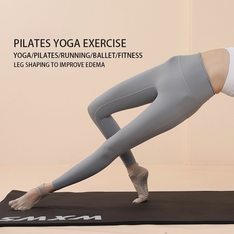 女性のための5本指のつま先の滑り止めソックス,ジム,ダンス, - Yoga Pilates Girl のレビューと価格