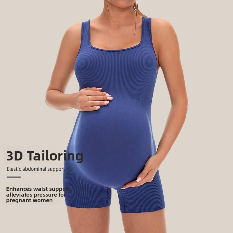 妊婦用ワンピースヨガスーツ高弾性快適プロフェッショナルピラテ - Pilates Yoga Clothes のレビューと価格