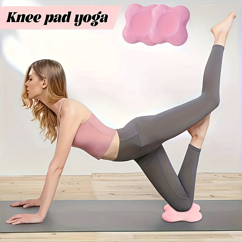 2 個の厚みのある滑り止めヨガ膝保護パッドピラティスヨガ膝パ - Pilates Yoga Knee Pads のレビューと価格