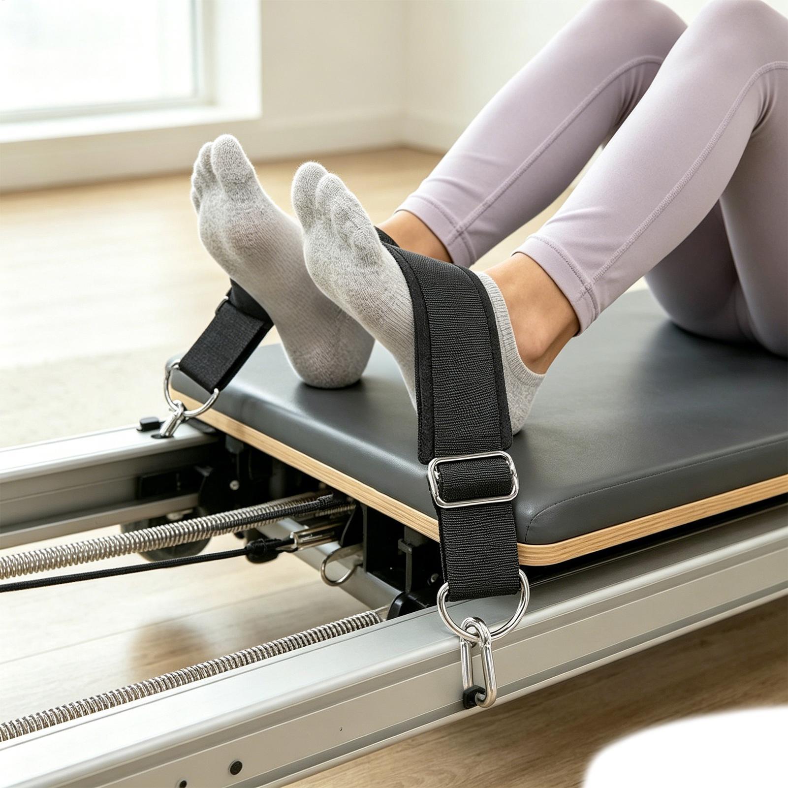 ピラティスフットストラップ厚みのある調節可能な滑り止め高耐久 - Pilates & Yoga Tina Fehrenbach のレビューと価格