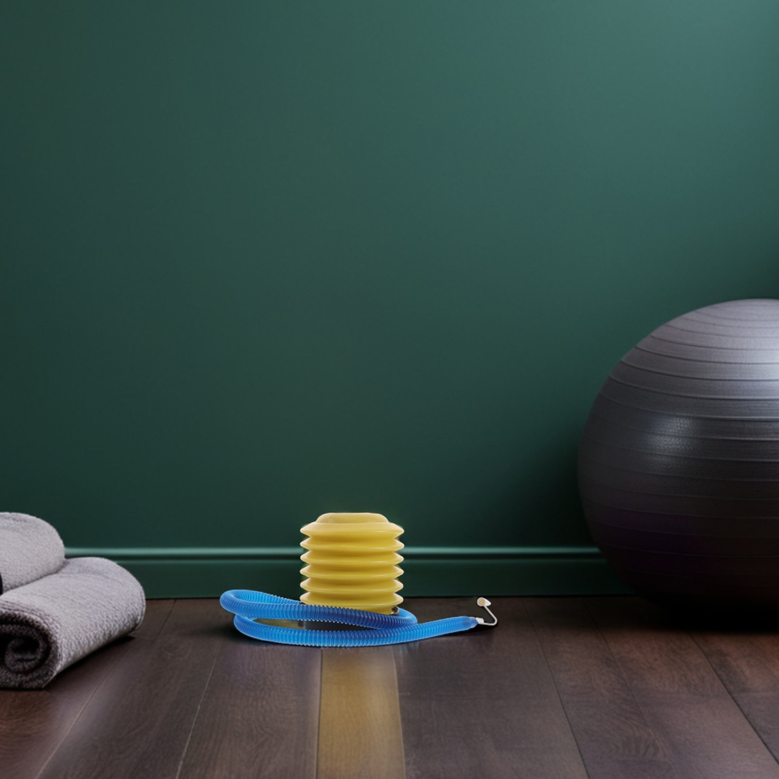 1セットヨガボールポンプ手動フットプレスエアインフレータ、安 - Yoga Pilates Yoga のレビューと価格