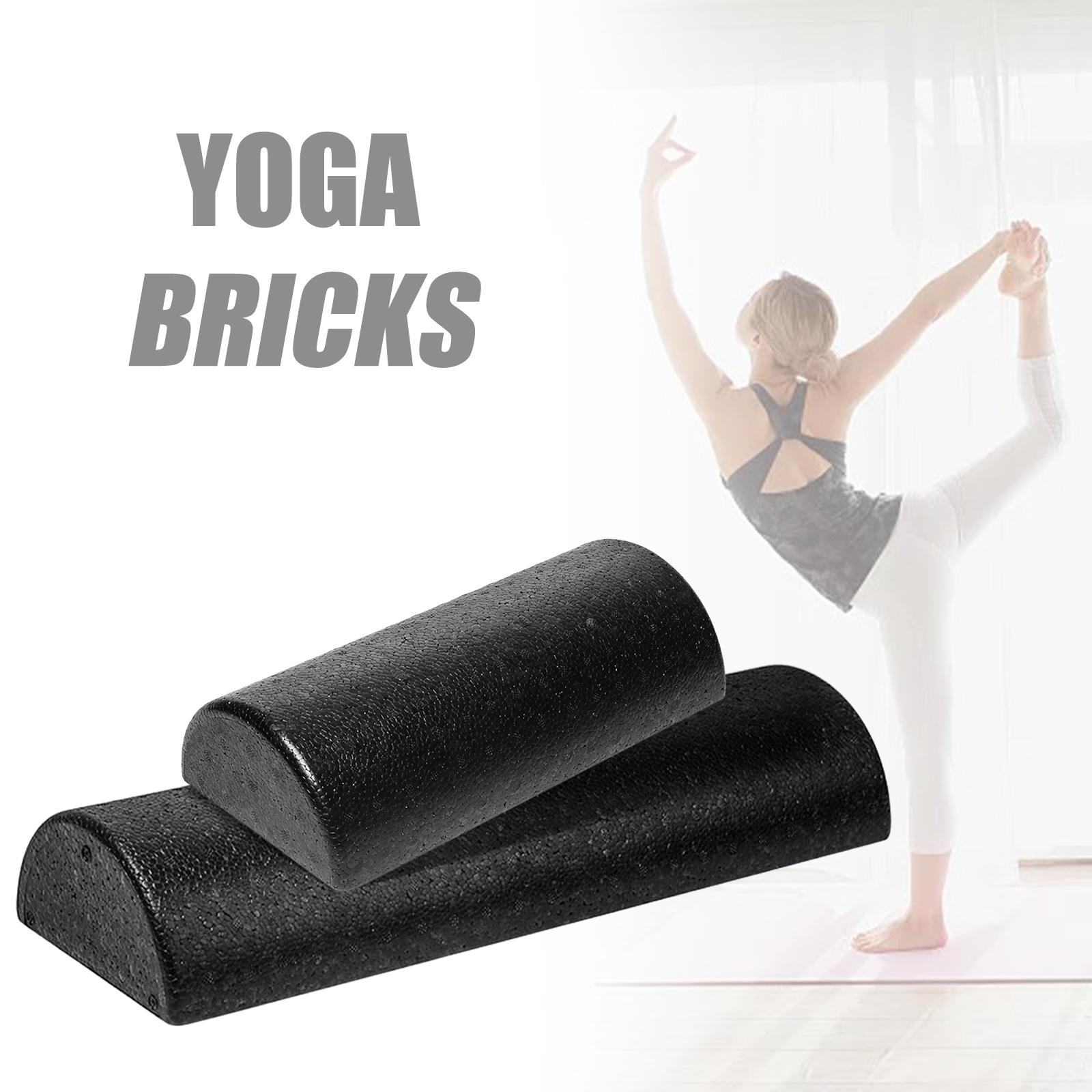半円形ヨガコラムローラーツールバランストレーニングローラーブ - Pilates Yoga Block のレビューと価格