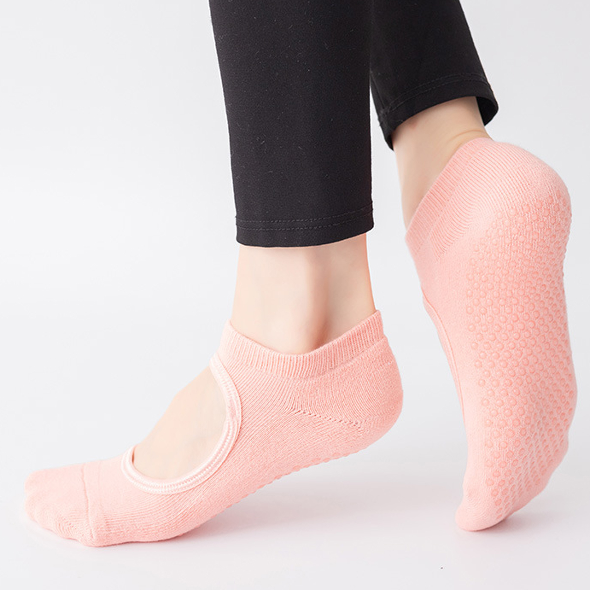 女性用ヨガつま先ソックス 高品質滑り止め五本指ピラティスソッ - Yoga Pilates Girl のレビューと価格