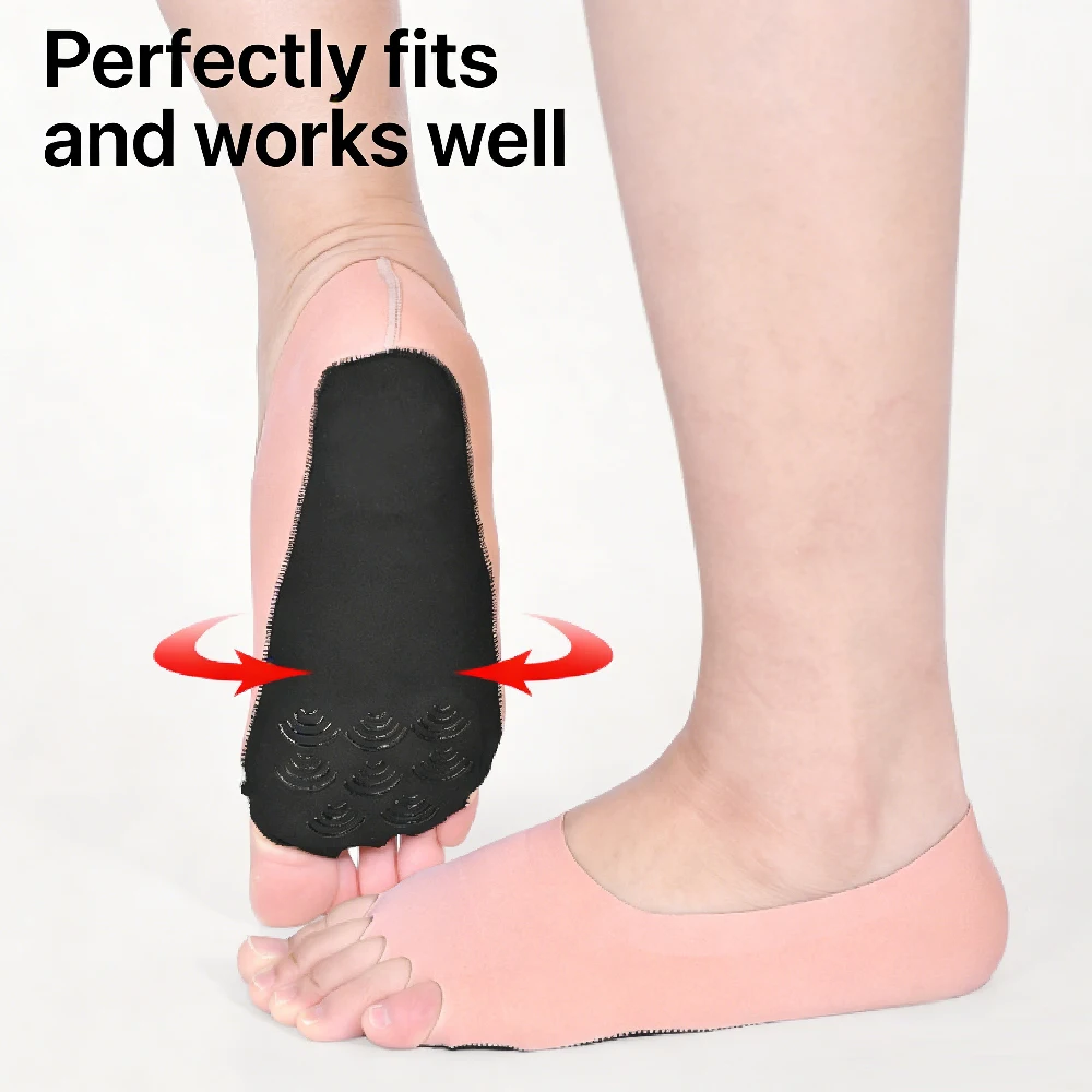 女性用つま先なしヨガソックス1組、ピラティスソックス、滑り止 - Pilates Yoga Home のレビューと価格