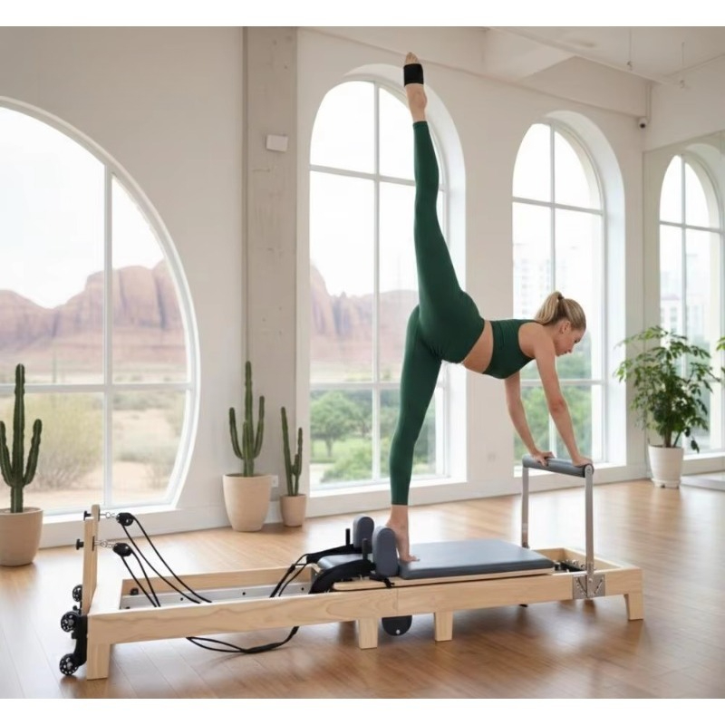 ホームジム機器 折りたたみ式 業務用スタジオマシン 木製ヨガ - Pilates Yoga Home のレビューと価格