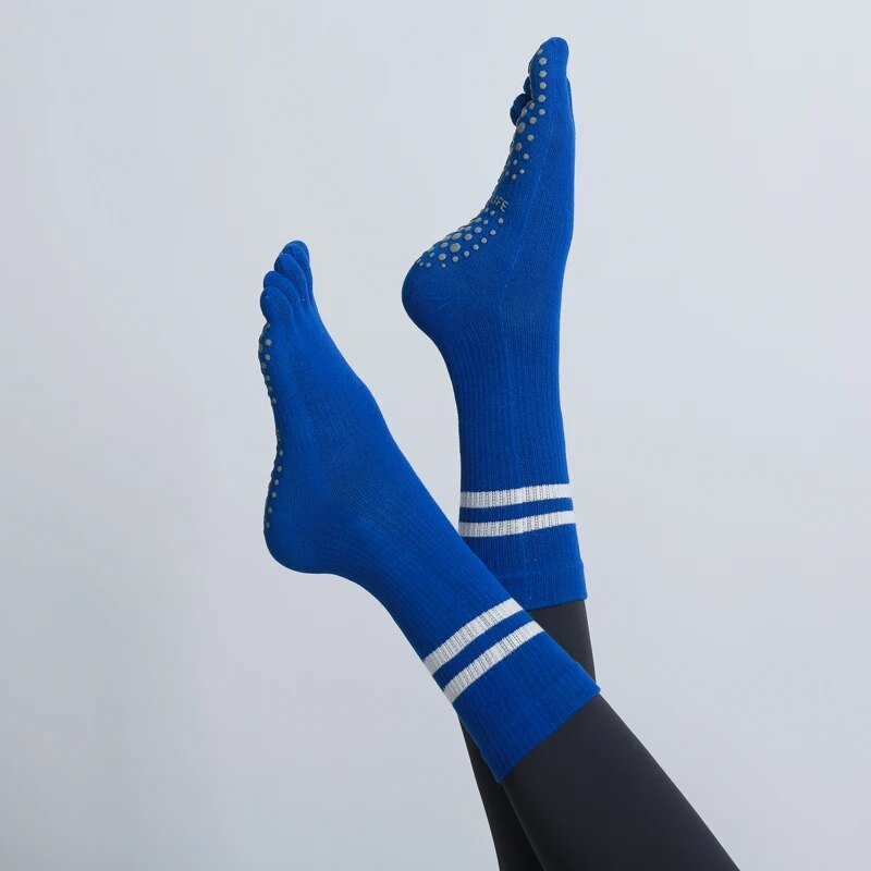 ハーフチューブヨガソックス,通気性,滑り止め,5本の指,スポ - Yoga Pilates Yoga のレビューと価格