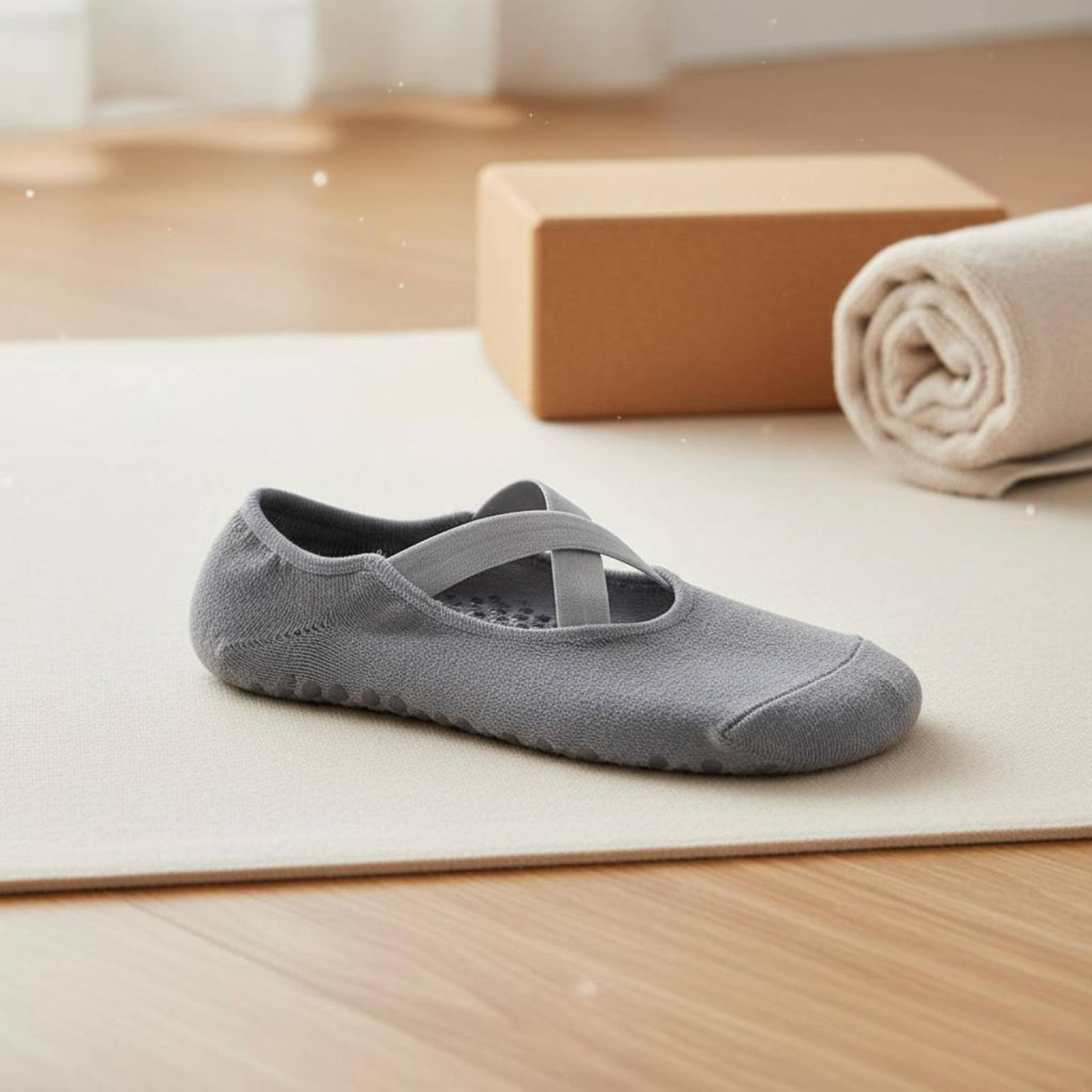 滑り止めフィットネスソックス 通気性のある滑り止めピラティス - Pilates Yoga Home のレビューと価格
