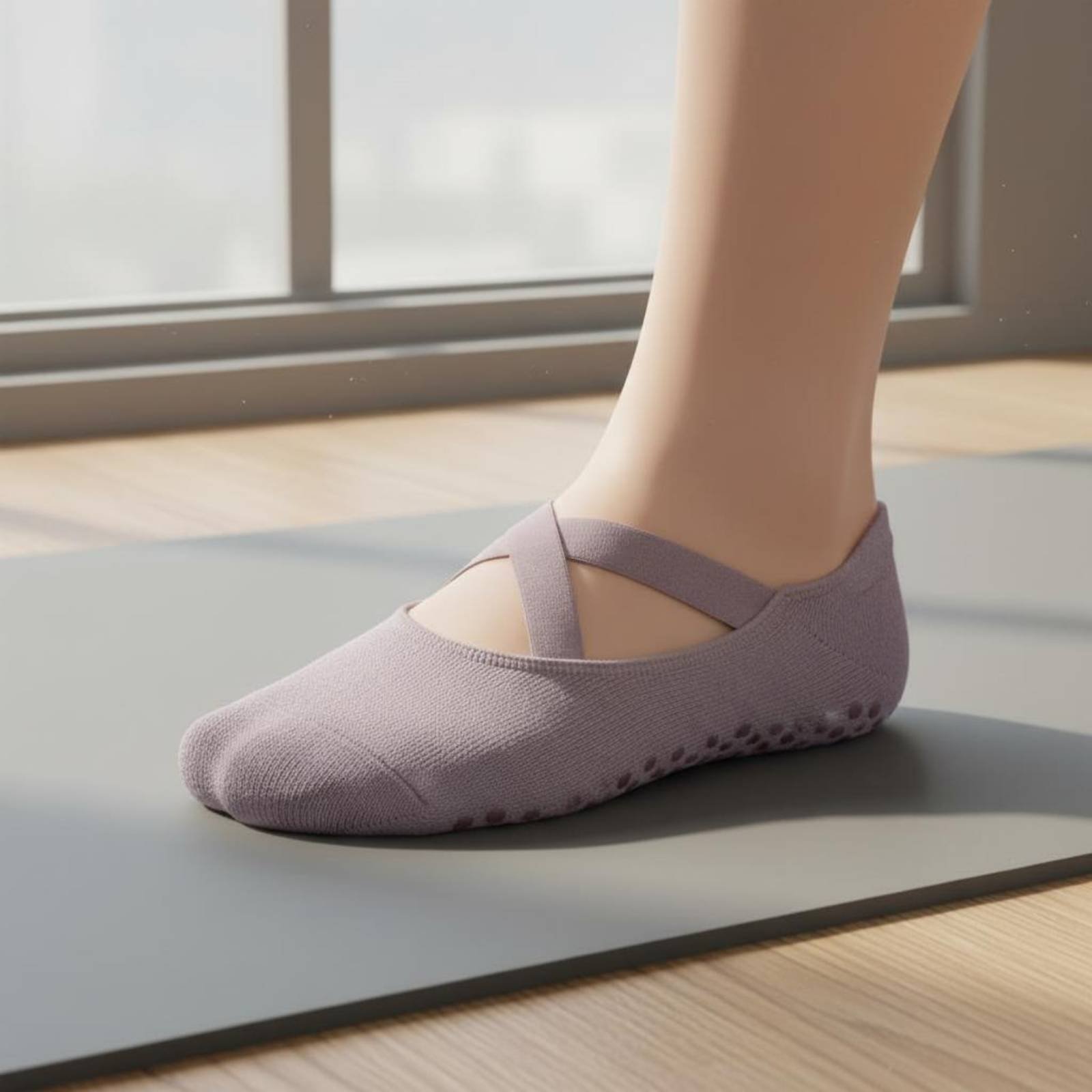 滑り止めフィットネスソックス 通気性のある滑り止めピラティス - Pilates Yoga Home のレビューと価格