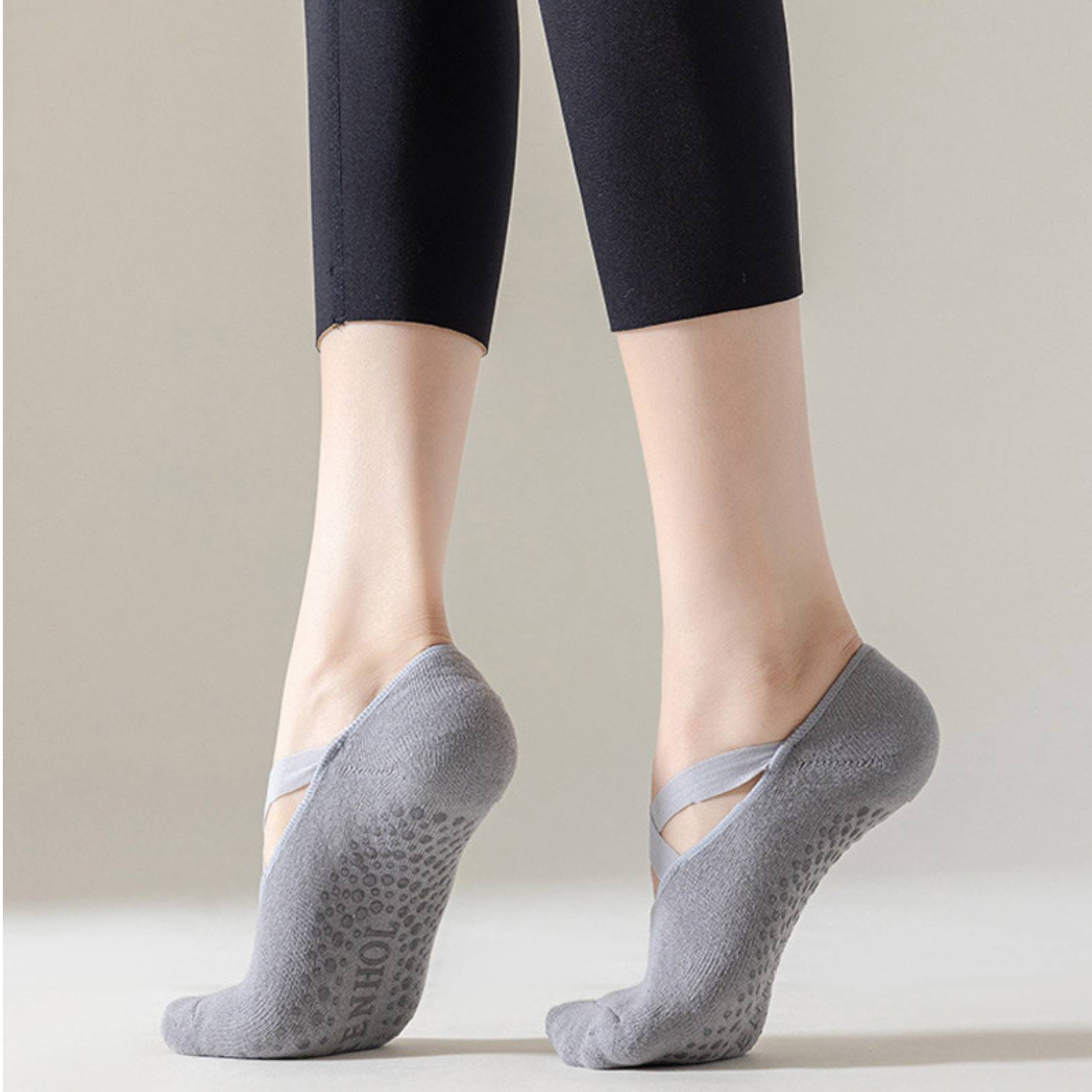 滑り止めフィットネスソックス 通気性のある滑り止めピラティス - Pilates Yoga Home のレビューと価格