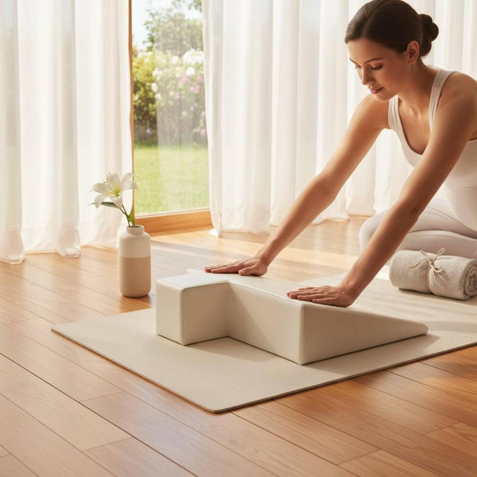 マタニティサポートクッション高密度フォームエクササイズピロー - Pilates & Yoga Tina Fehrenbach のレビューと価格