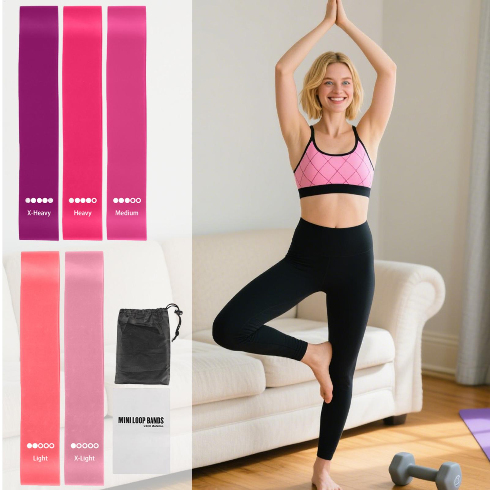 ヨガスポーツエクササイズ弾性フィットネスバンド、家庭用に最適 - Difference Pilates And Yoga のレビューと価格