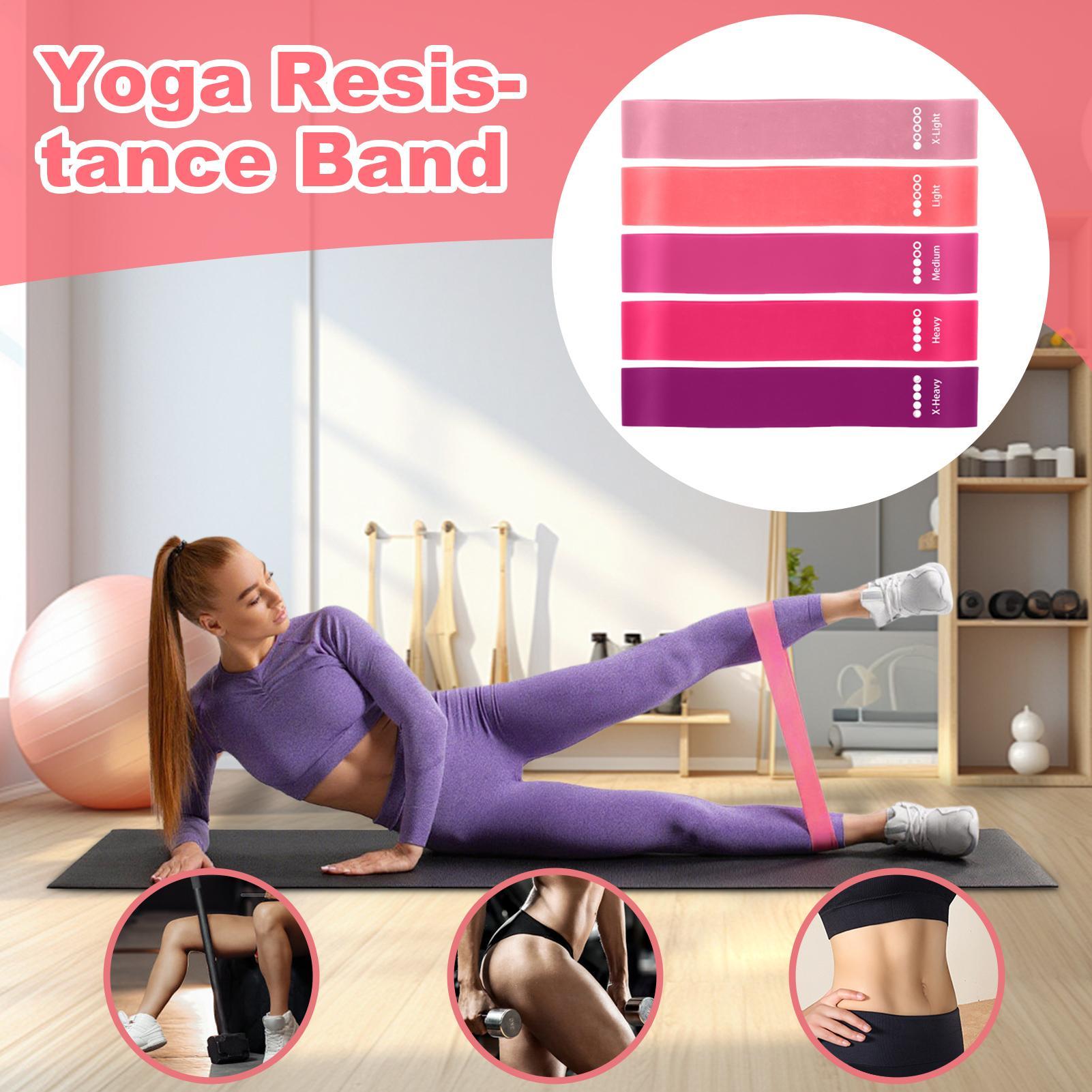 ヨガスポーツエクササイズ弾性フィットネスバンド、家庭用に最適 - Difference Pilates And Yoga のレビューと価格
