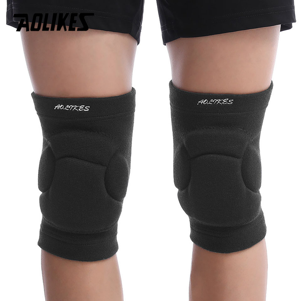 AOLIKES 1 ペアスポーツ肥厚膝パッドバレーボールエク - Pilates Yoga Knee Pads のレビューと価格