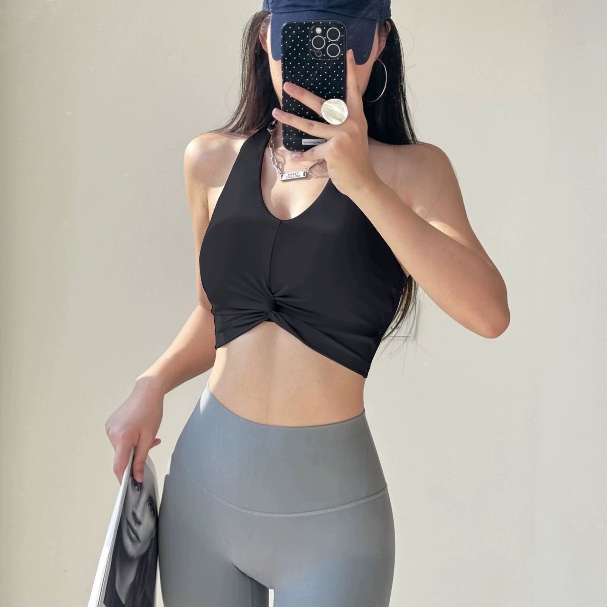 女性用ピラティスヨガ服速乾性夏首吊りバックレスジムトップラン - Pilates Yoga Clothes のレビューと価格
