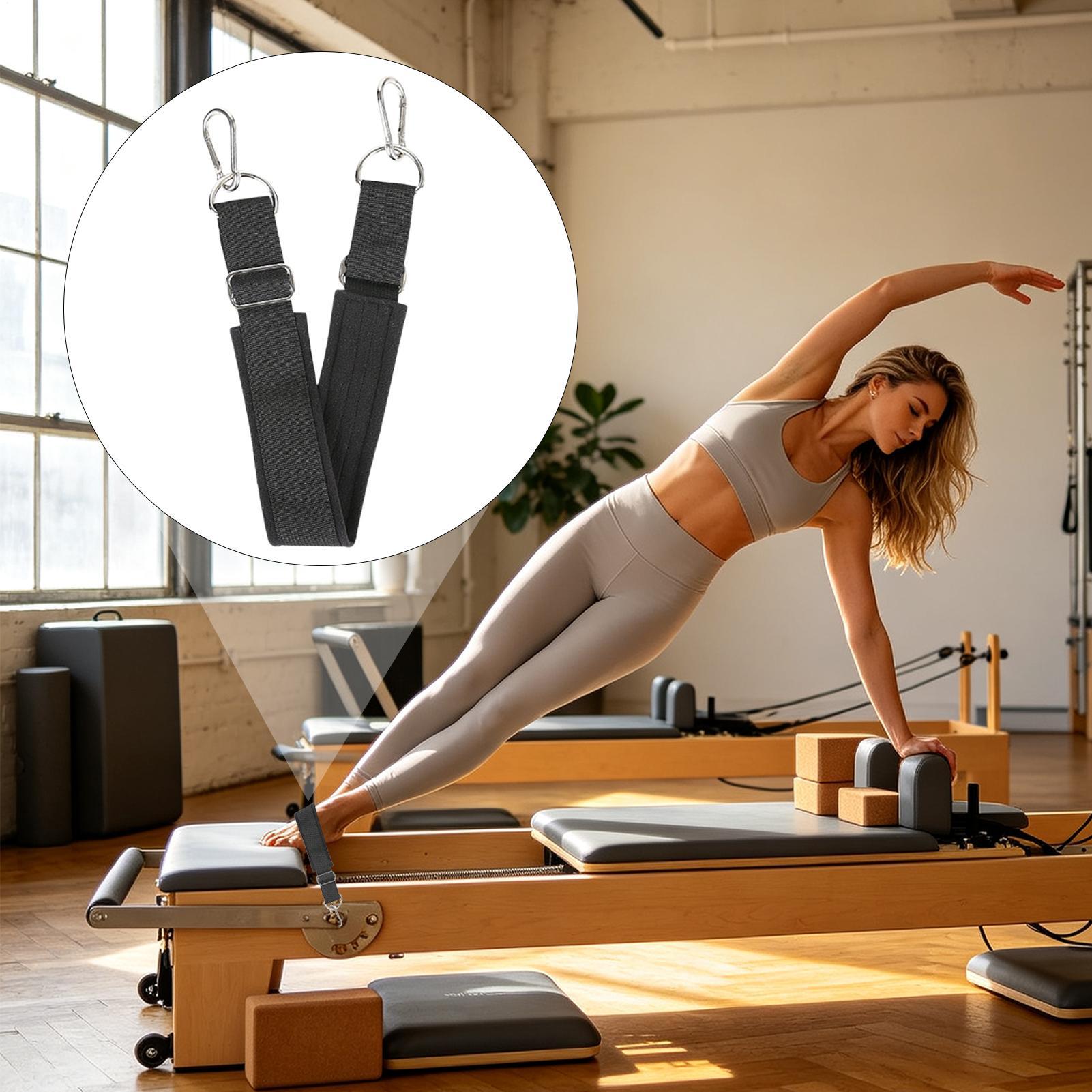 リフォーマーフットストラップ ダブルループ 厚手 滑り止め  - Pilates & Yoga Tina Fehrenbach のレビューと価格